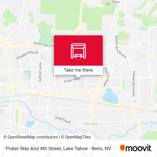 Prater Way And 4th Street map