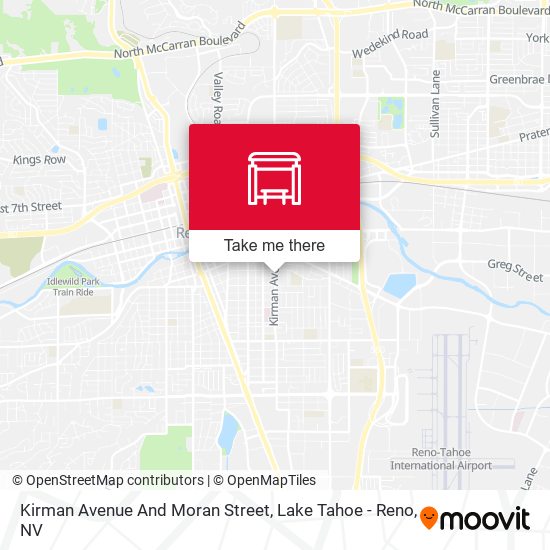 Kirman Avenue And Moran Street map