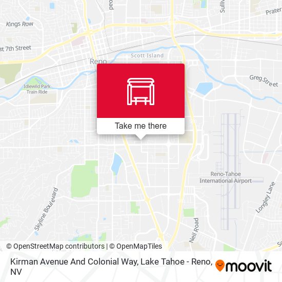 Kirman Avenue And Colonial Way map