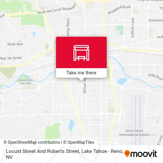 Locust Street And Roberts Street map