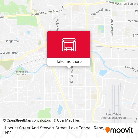 Locust Street And Stewart Street map