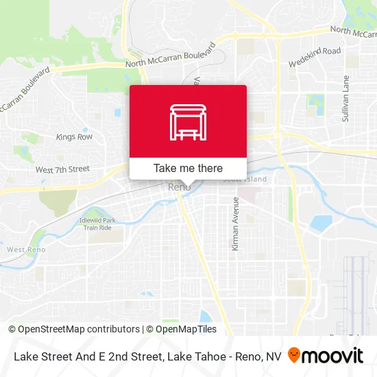 Mapa de Lake Street And E 2nd Street