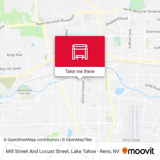 Mill Street And Locust Street map