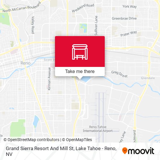 Grand Sierra Resort And Mill St map