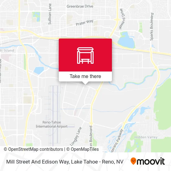 Mill Street And Edison Way map