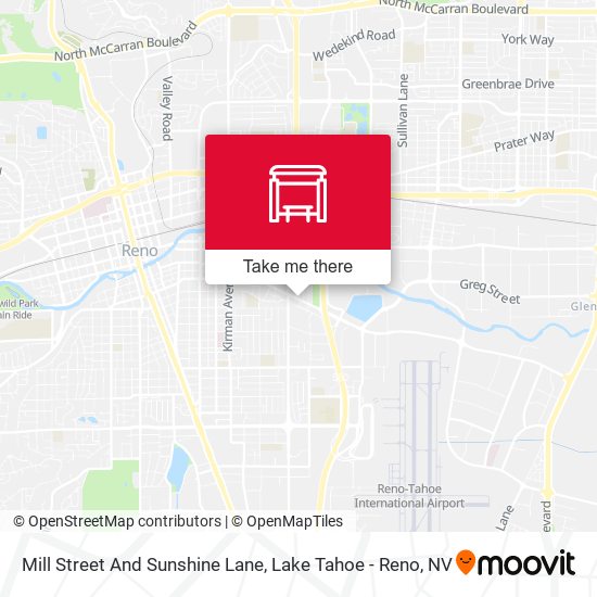 Mill Street And Sunshine Lane map