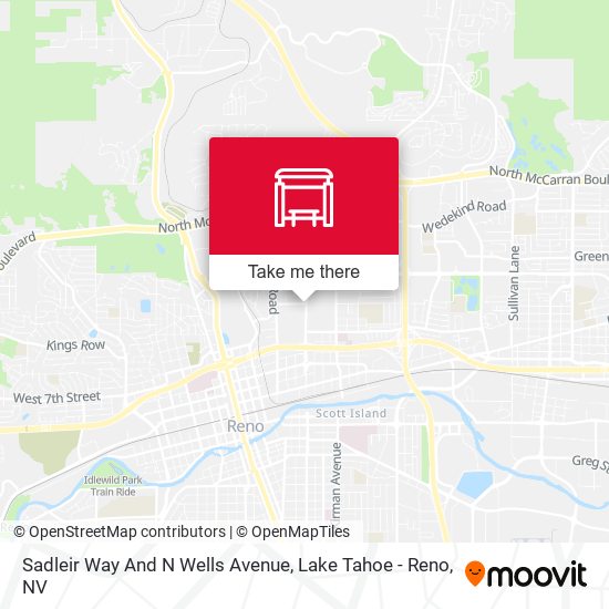 Mapa de Sadleir Way And N Wells Avenue