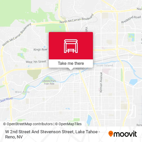 W 2nd Street And Stevenson Street map
