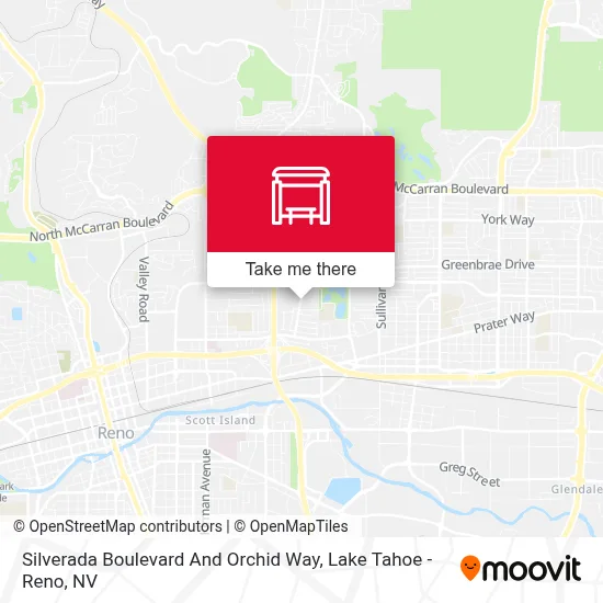 Silverada Boulevard And Orchid Way map