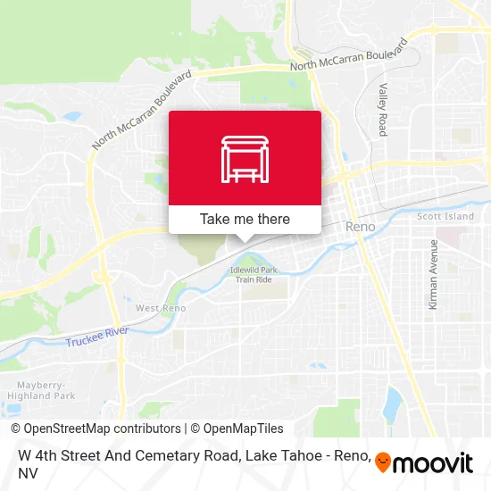 W 4th Street And Cemetary Road map