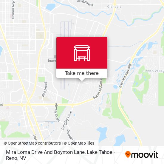 Mira Loma Drive And Boynton Lane map