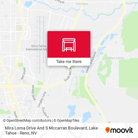 Mira Loma Drive And S Mccarran Boulevard map