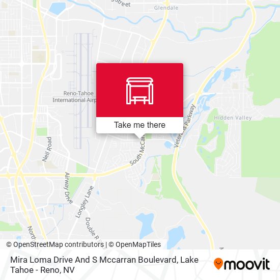 Mira Loma Drive And S Mccarran Boulevard map