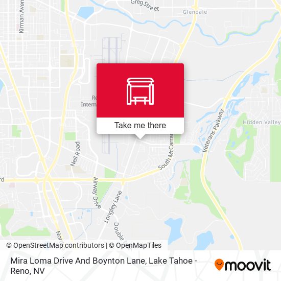 Mira Loma Drive And Boynton Lane map