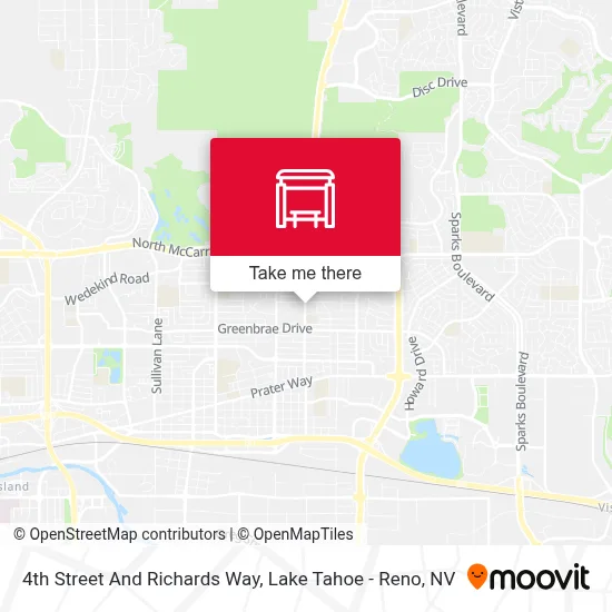 4th Street And Richards Way map