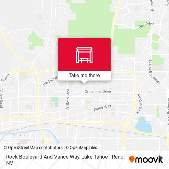 Mapa de Rock Boulevard And Vance Way