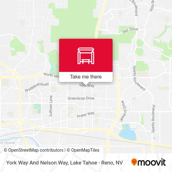 York Way And Nelson Way map