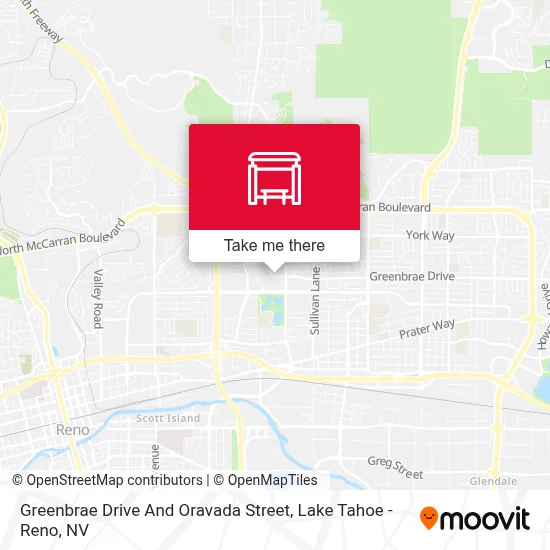 Greenbrae Drive And Oravada Street map