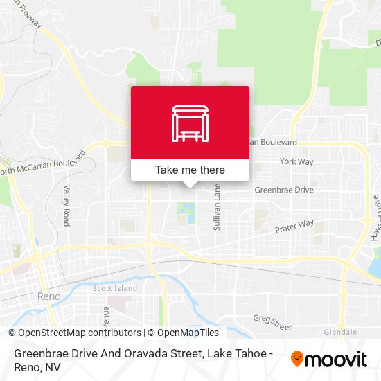 Greenbrae Drive And Oravada Street map