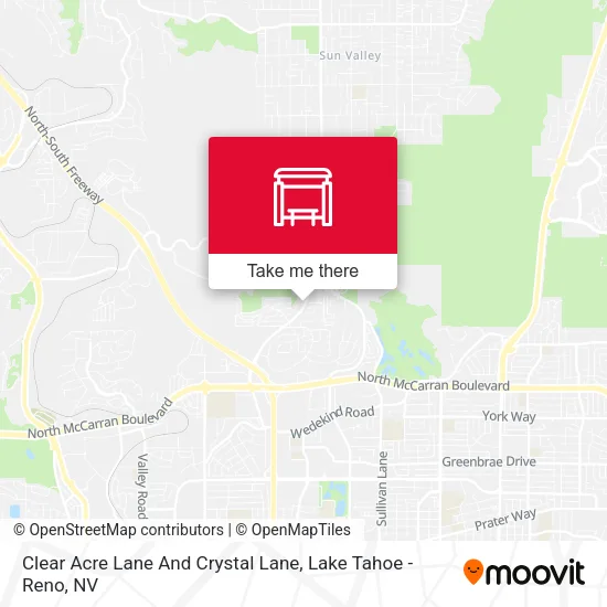 Mapa de Clear Acre Lane And Crystal Lane
