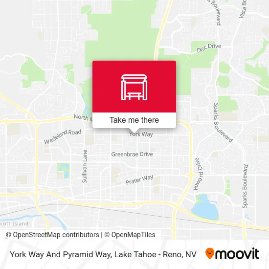 York Way And Pyramid Way map
