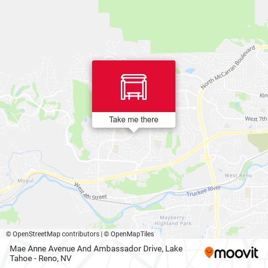Mae Anne Avenue And Ambassador Drive map