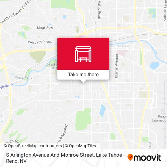 S Arlington Avenue And Monroe Street map