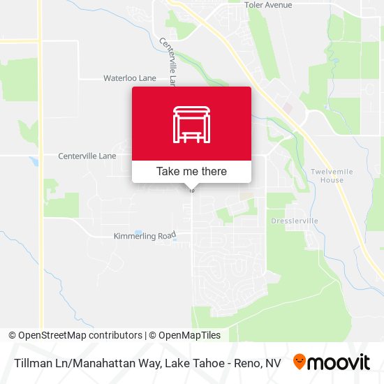 Tillman Ln/Manahattan Way map