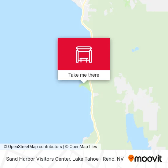 Sand Harbor Visitors Center map