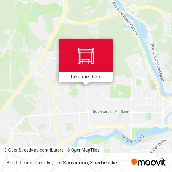 Boul. Lionel-Groulx / Du Sauvignon map