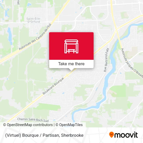 (Virtuel) Bourque / Partisan map