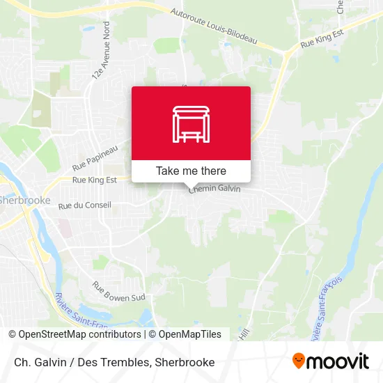 Ch. Galvin / Des Trembles map