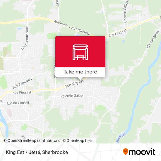King Est / Jetté map