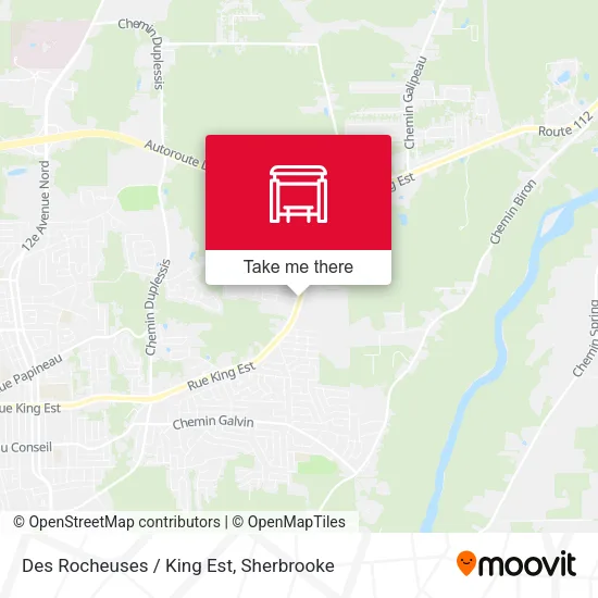 Des Rocheuses / King Est map