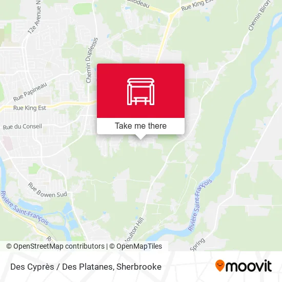Des Cyprès / Des Platanes map