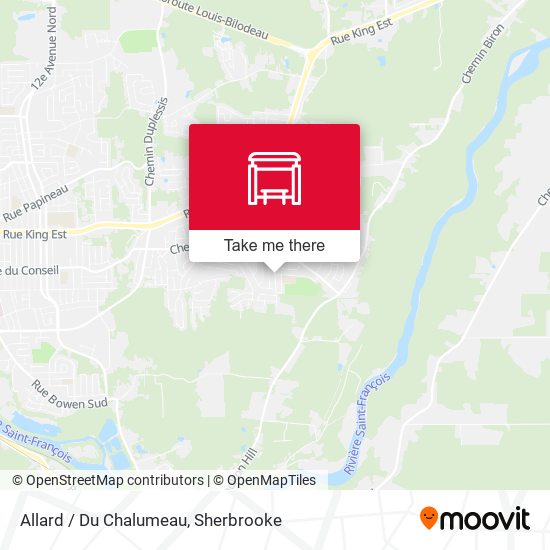 Allard / Du Chalumeau map