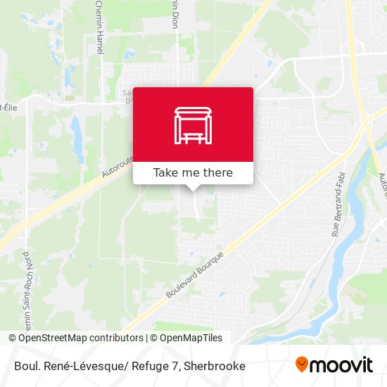 Boul. René-Lévesque/ Refuge 7 map