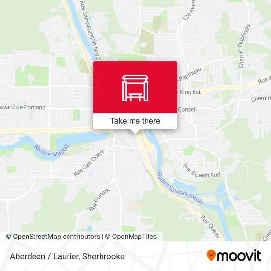 Aberdeen / Laurier map