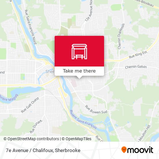 7e Avenue / Chalifoux map