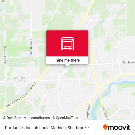 Portland / Joseph-Louis-Mathieu map