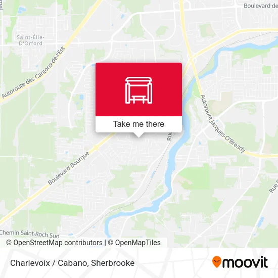 Charlevoix / Cabano map