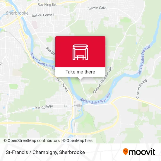 St-Francis / Champigny map