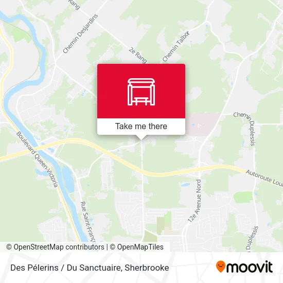 Des Pélerins / Du Sanctuaire map