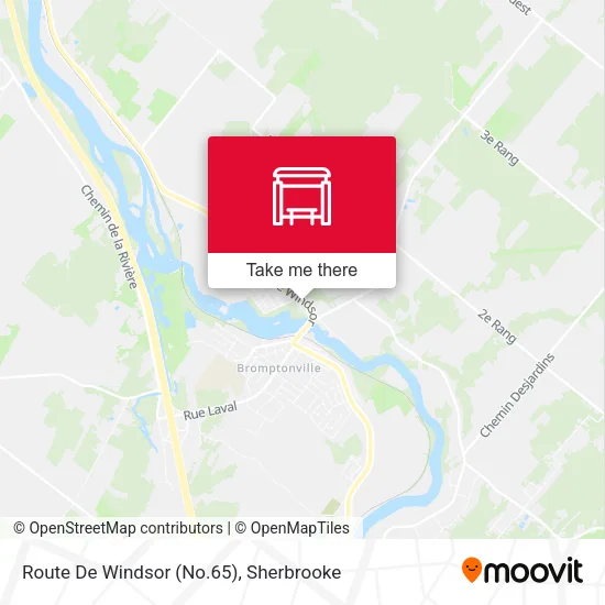 Route De Windsor (No.65) map