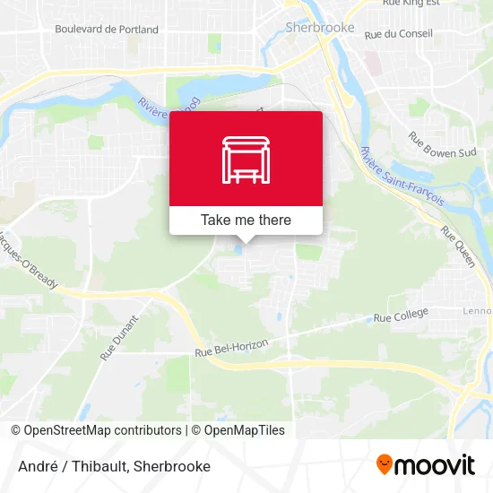 André / Thibault map