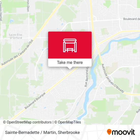 Sainte-Bernadette / Martin map