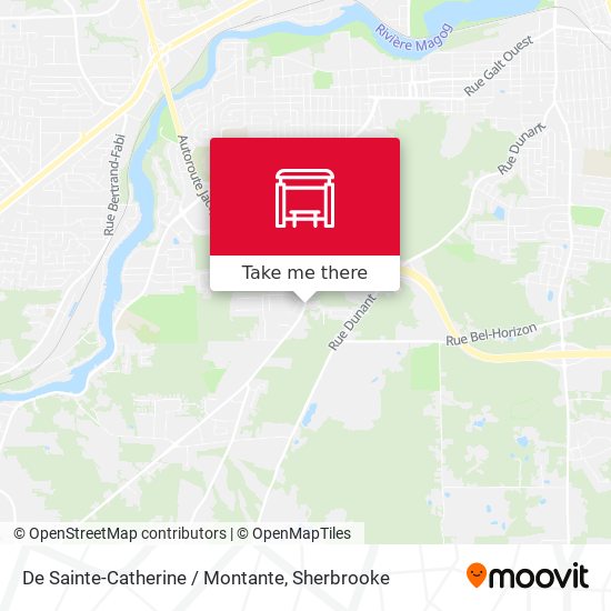 De Sainte-Catherine / Montante map