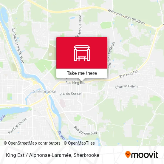 King Est / Alphonse-Laramée map