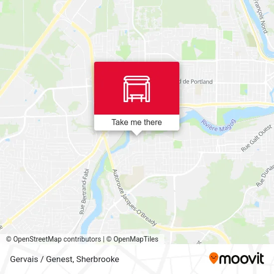 Gervais / Genest map