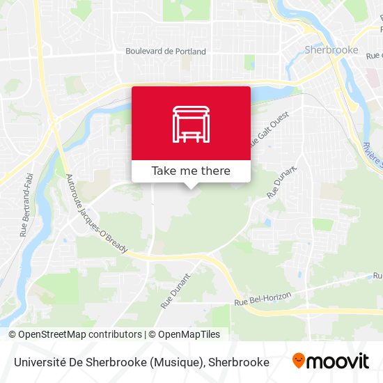 Université De Sherbrooke (Musique) map